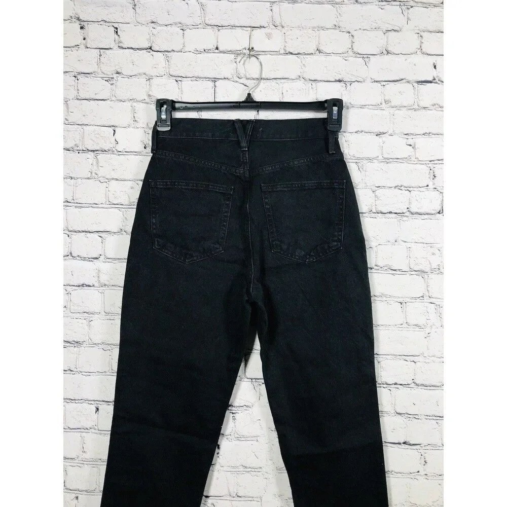 Free People We the Free Women's Black Out Stove Pipe Jean NWT Size 26